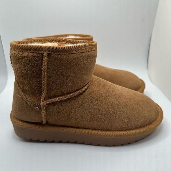 CUSHIONAIRE Cozy Boot 5 CHESTNUT - Picture 1 of 7